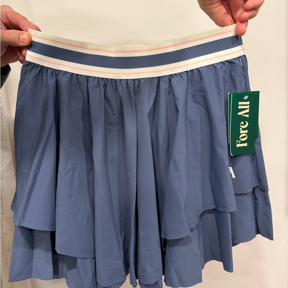 Women's Blue Golf Skirt